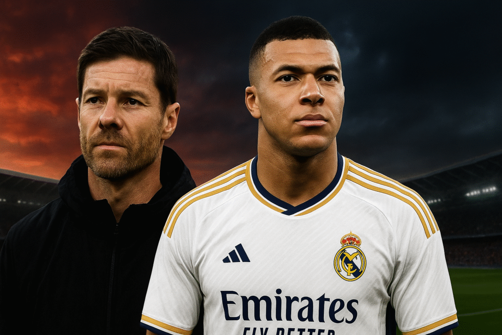 Ruang ganti Real Madrid memanas usai hasil buruk. Xabi Alonso disorot, namun Kylian Mbappé membela sang pelatih. Ini analisis lengkap drama internal Los Blancos.