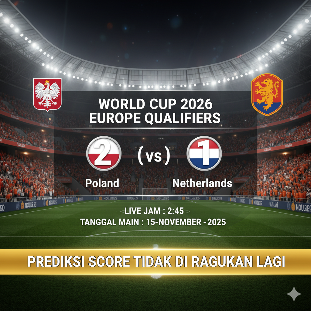 Prediksi Polandia vs Belanda Duel Penting Kualifikasi