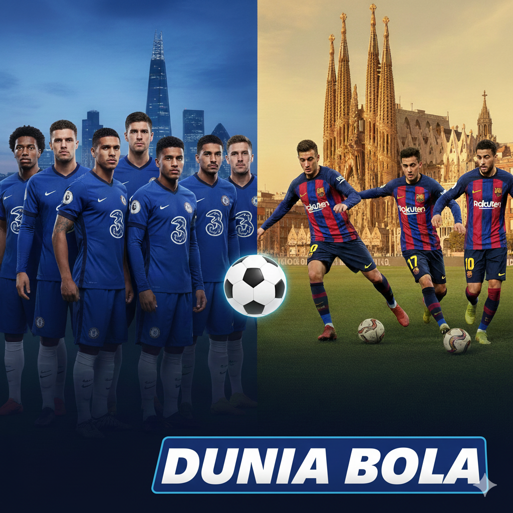 Chelsea dan Barcelona: Dua Tim yang Membawa Identitas Berbeda ke Duel Kunci