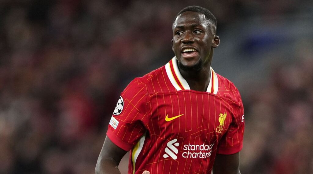 Ibrahima Konate pemain sepak bola Liverpool FC
