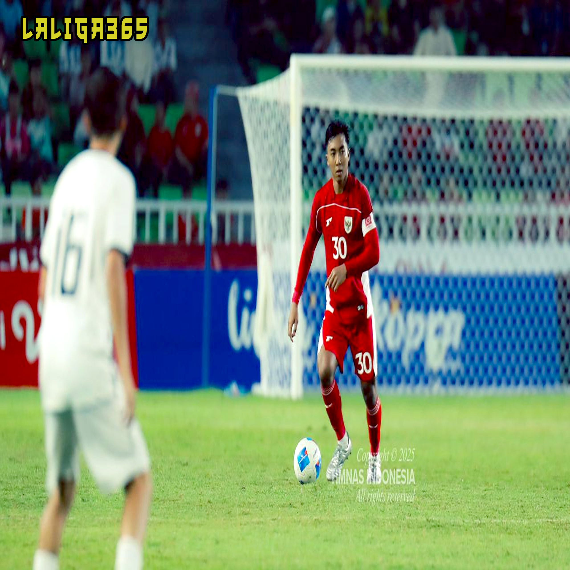 Pemain Timnas Indonesia U-17, I Putu Panji saat bermain melawan Uzbekistan dalam laga kedua Piala Kemerdekaan 2025 di Stadion Utama Sumatera Utara, Deli Serdang, Jumat (15/8/2025). (Dok. Timnas Indonesia)