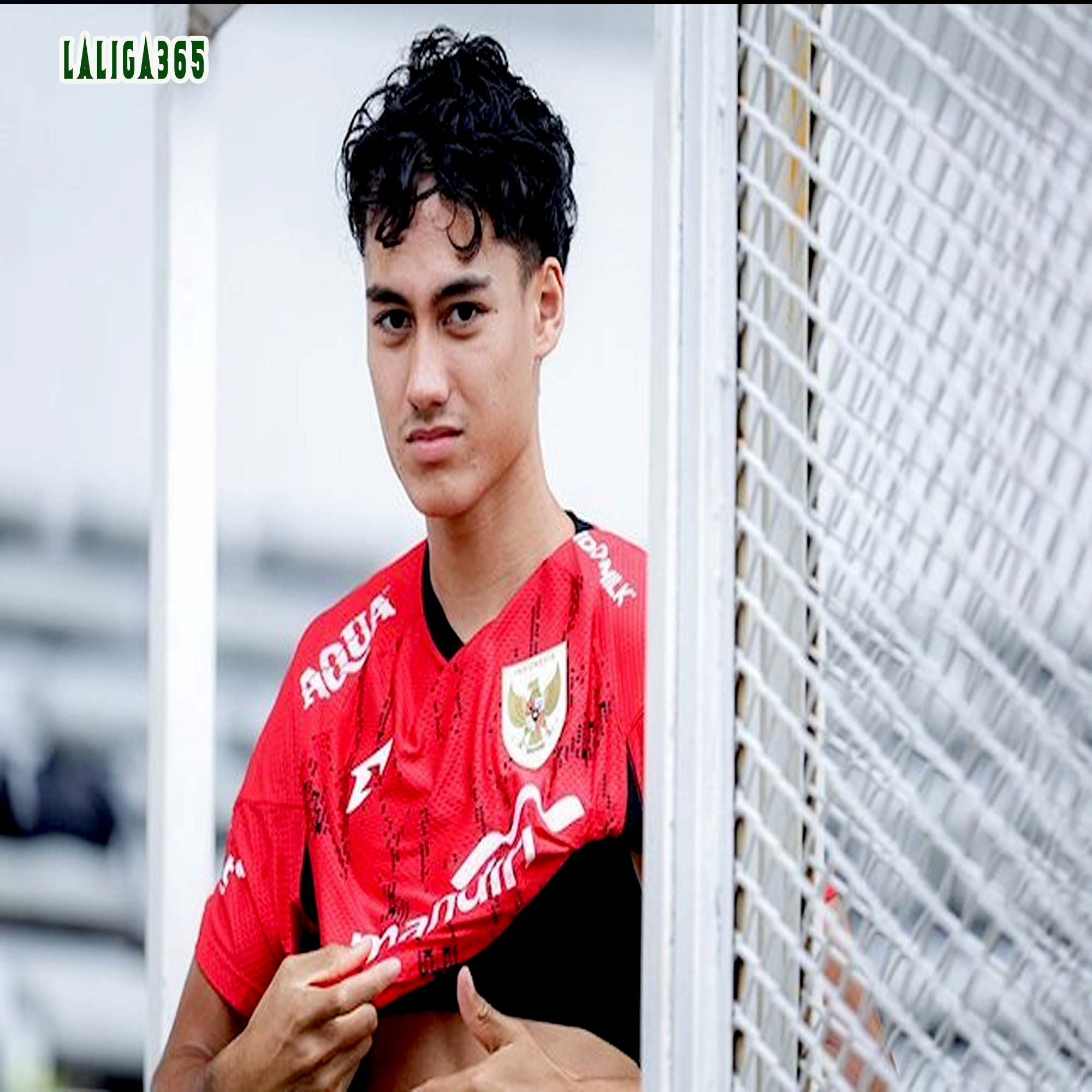Penyerang Timnas Indonesia, Rafael Struick di sesi latihan Timnas U-22 menjelang SEA Games 2025