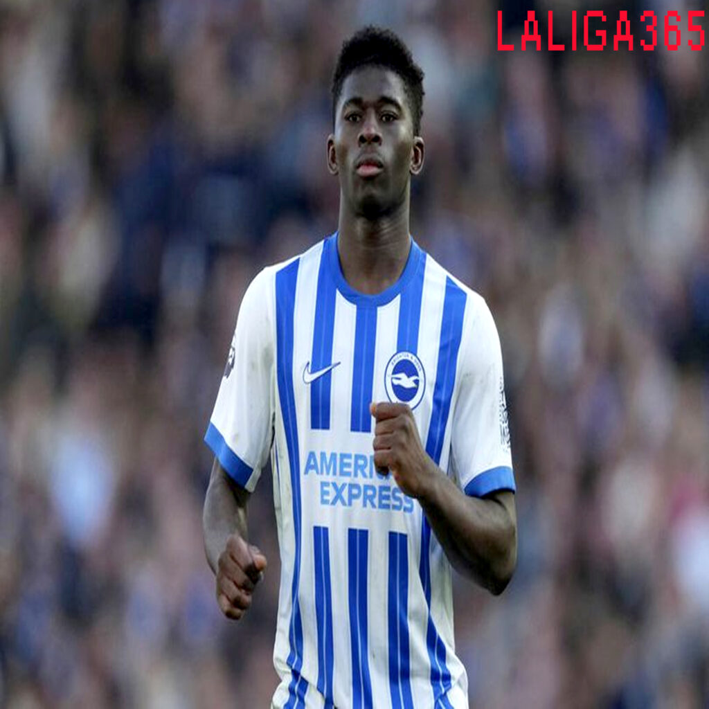 Gelandang Brighton, Carlos Baleba saat tampil di laga melawan Fulham, 9 Maret 2025 lalu. (c) AP Photo/Dave Shopland