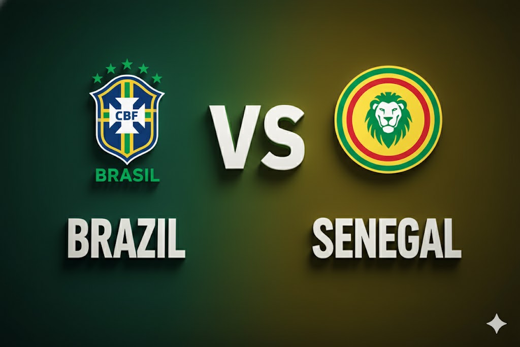 Brasil vs Senegal Gol Estêvão membawa Brasil unggul 1-0 melawan Senegal di pertandingan internasional