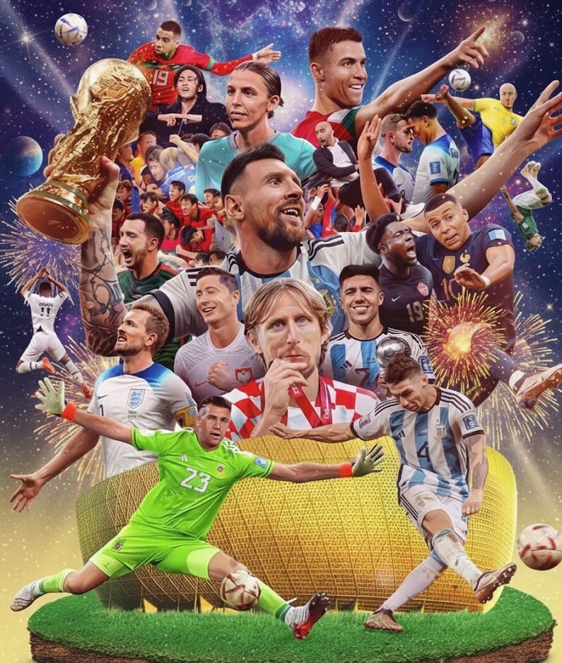Poster Piala Dunia 2026 menampilkan Cristiano Ronaldo sebagai wajah utama kampanye resmi FIFA.