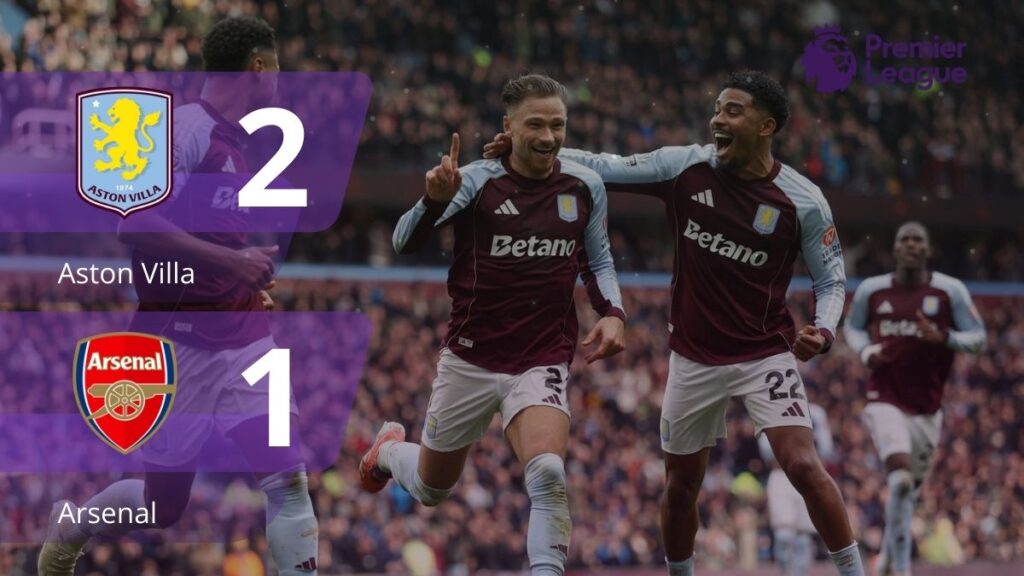 Aston Villa Perkasa! Arsenal Pulang dengan Kekalahan