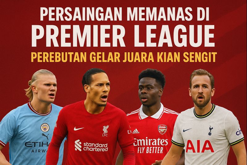 Persaingan ketat klub Premier League dalam perebutan gelar juara musim ini