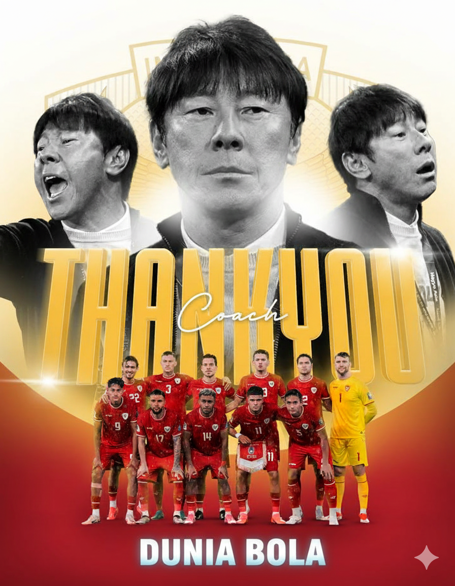 Timnas Indonesia gagal lolos ke Piala Dunia 2026. Shin Tae-yong ungkap kesedihan dan minta PSSI bekerja lebih keras demi masa depan Garuda.