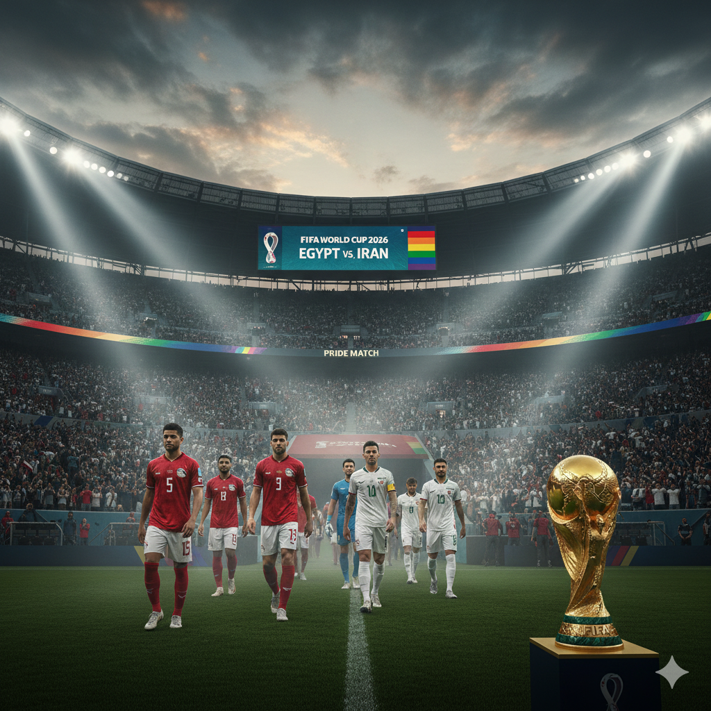 FIFA Dikritik: Pride Match Mesir vs Iran di Piala Dunia 2026 Dinilai Tak Hormati Budaya Muslim