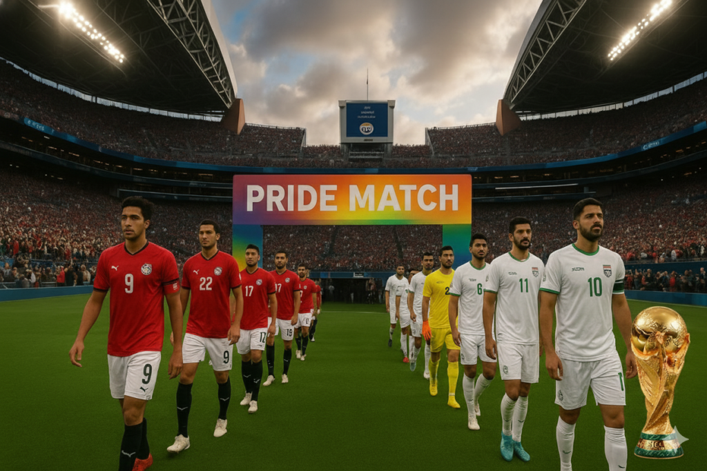 FIFA Dikritik: Pride Match Mesir vs Iran di Piala Dunia 2026 Dinilai Tak Hormati Budaya Muslim