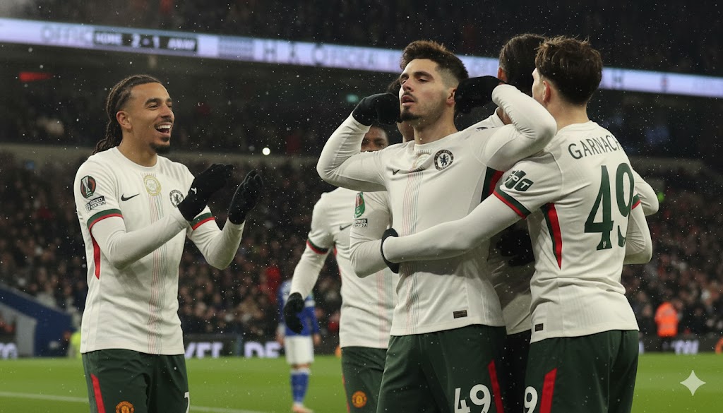 Chelsea berhasil lolos setelah mengalahkan Cardiff