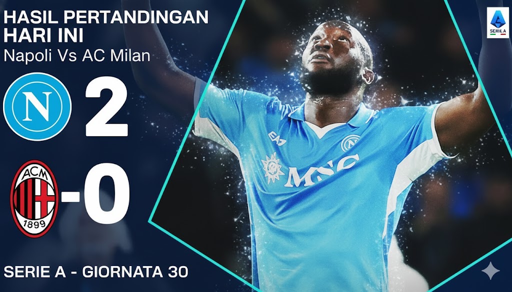 hasil pertandingan hari ini Napoli vs AC Milan 2-0