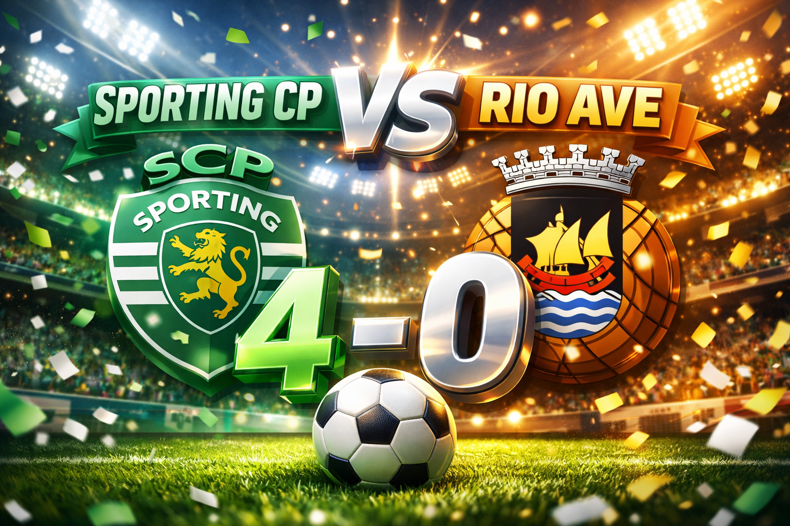 hasil pertandingan Sporting CP vs Rio Ave
