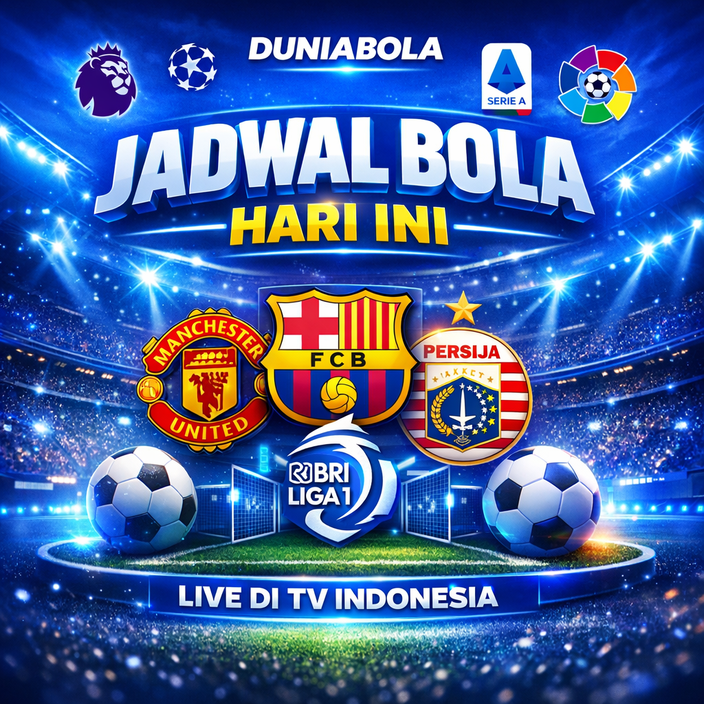 Jadwal bola hari ini lengkap siaran langsung TV Indonesia – DUNIABOLA
