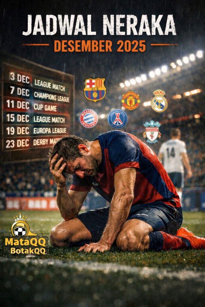 Jadwal Neraka Desember 2025 membuat pemain klub besar kelelahan