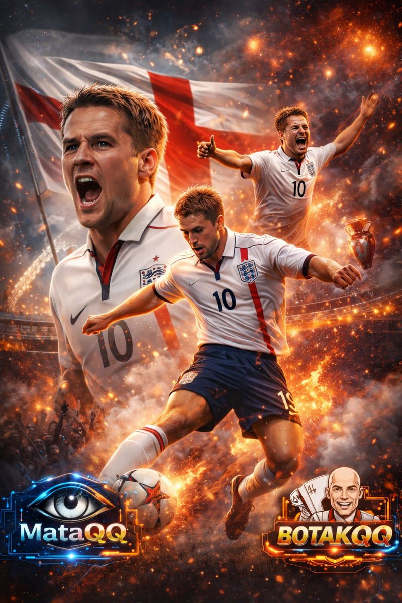 Michael Owen bersama Timnas Inggris dalam ajang internasional