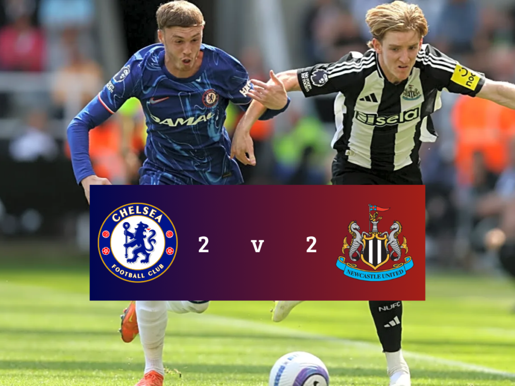 newcastle united 2 vs 2 chelsea