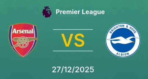 Statistik Arsenal vs Brighton — 27 Desember 2025