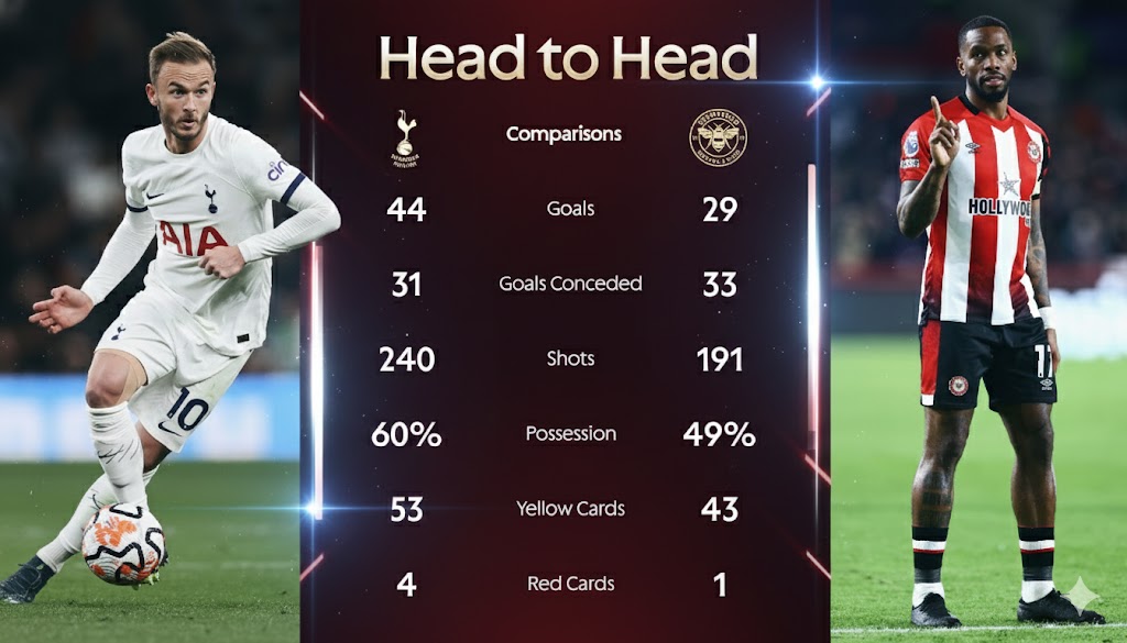 Tottenham VS brentford — momen aksi di lapangan