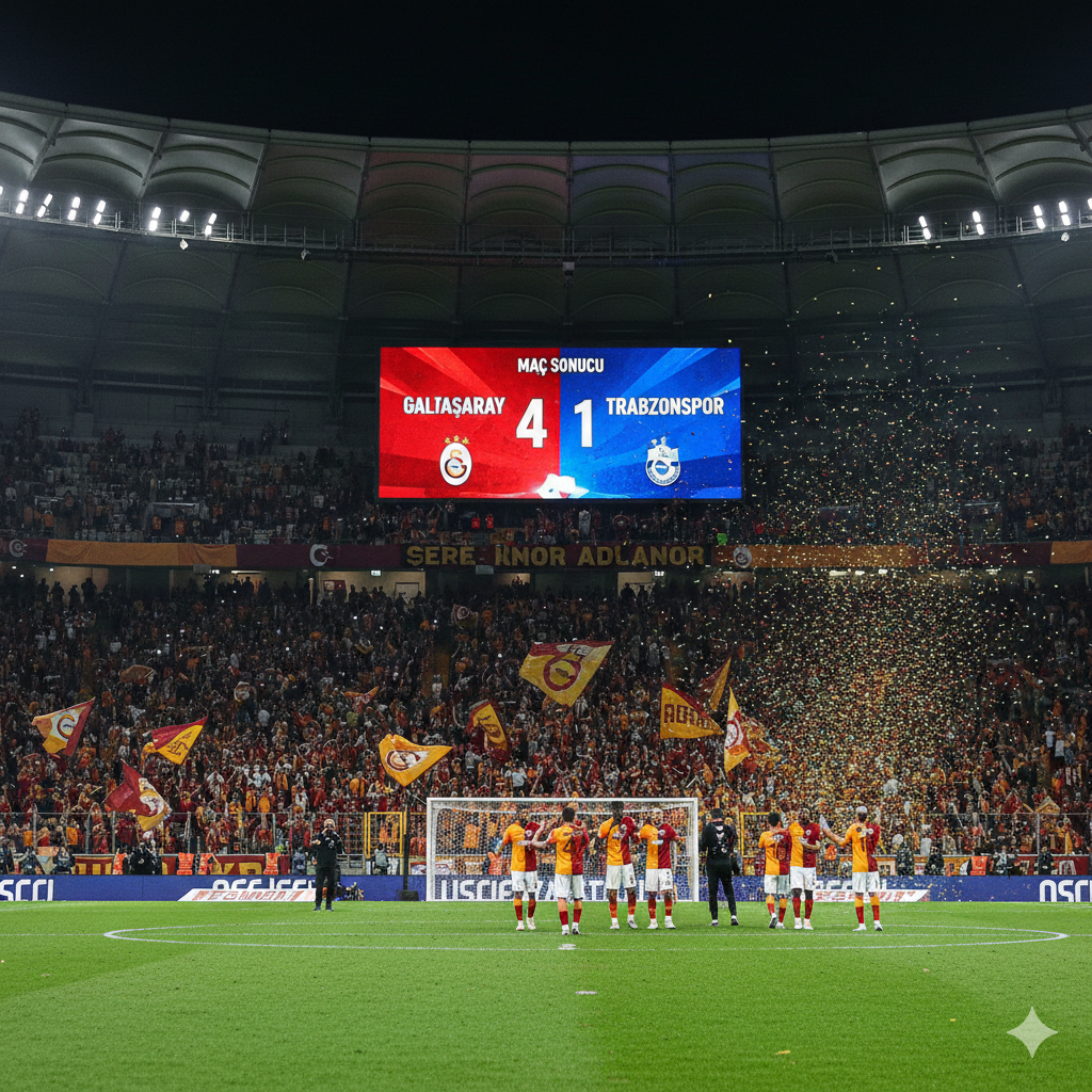 Dominasi Total di Istanbul: Bedah Kemenangan Fantastis 4-1 Galatasaray Atas Trabzonspor dalam Semifinal Piala Super Turki