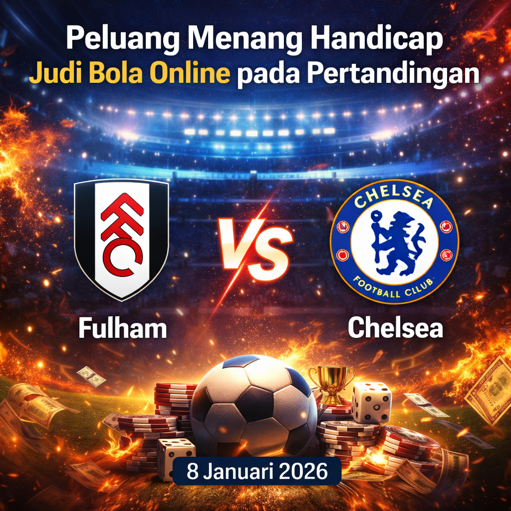 Peluang Menang Handicap Judi Bola Online pada Pertandingan Fulham vs Chelsea