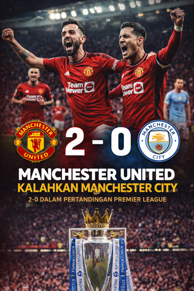Manchester United 2-0 Kemenangan atas Manchester City - Sorotan Pertandingan Premier League