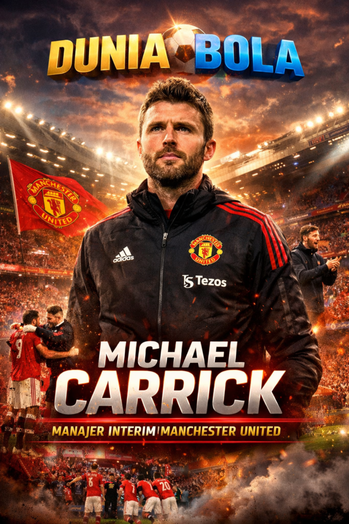Michael Carrick resmi menjadi manajer interim Manchester United