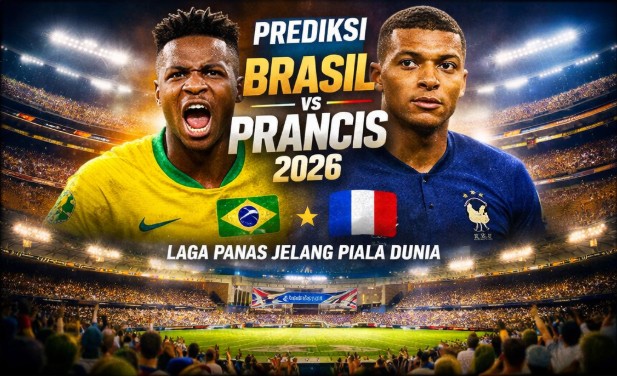 Brasil vs Prancis 2026 pertandingan persahabatan