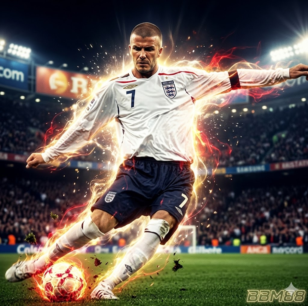David Beckham tendangan bebas ikonik