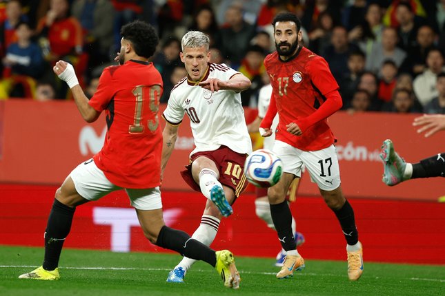 Spanyol vs Mesir kartu merah Mesir