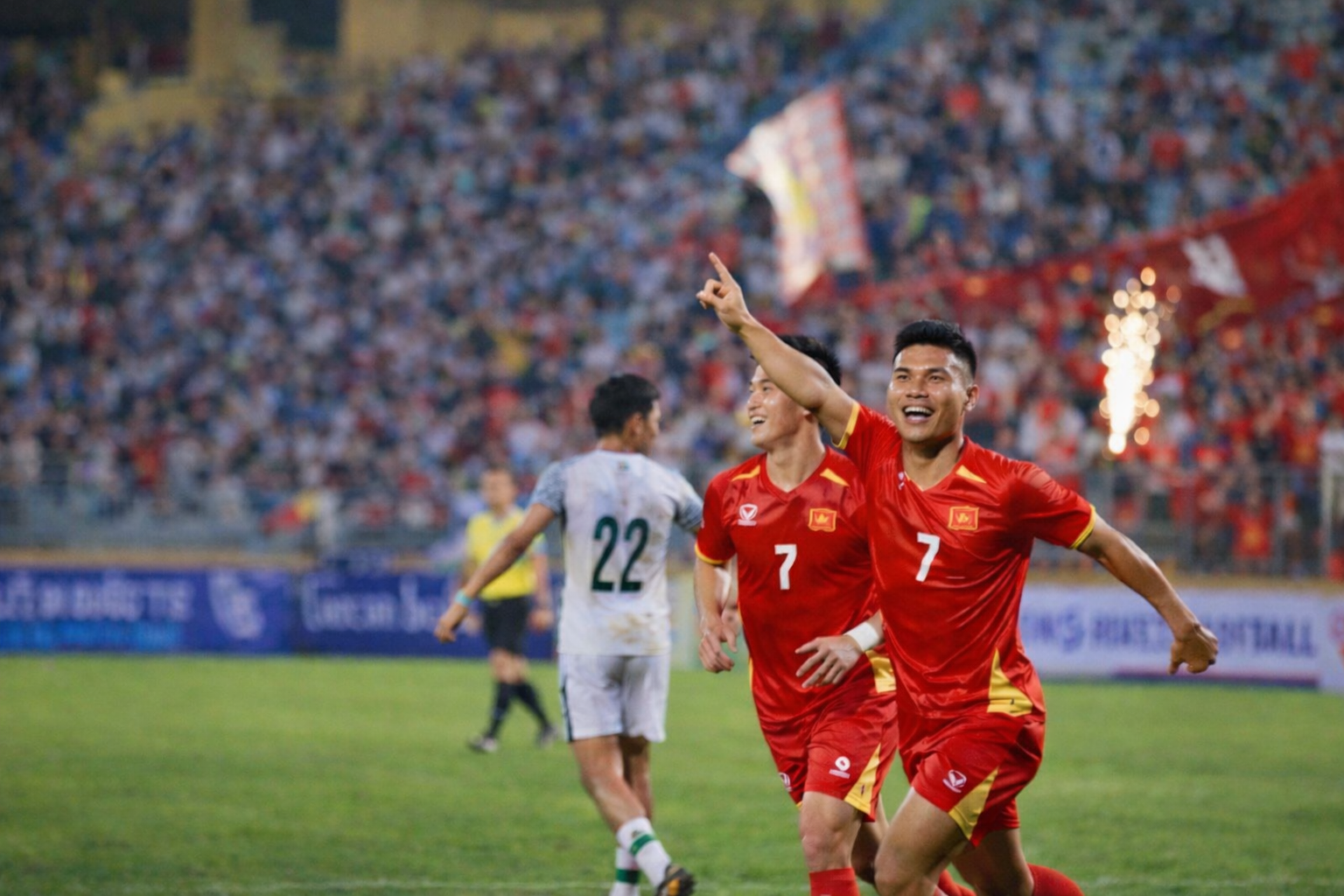 Vietnam vs Bangladesh gol pertama Vietnam