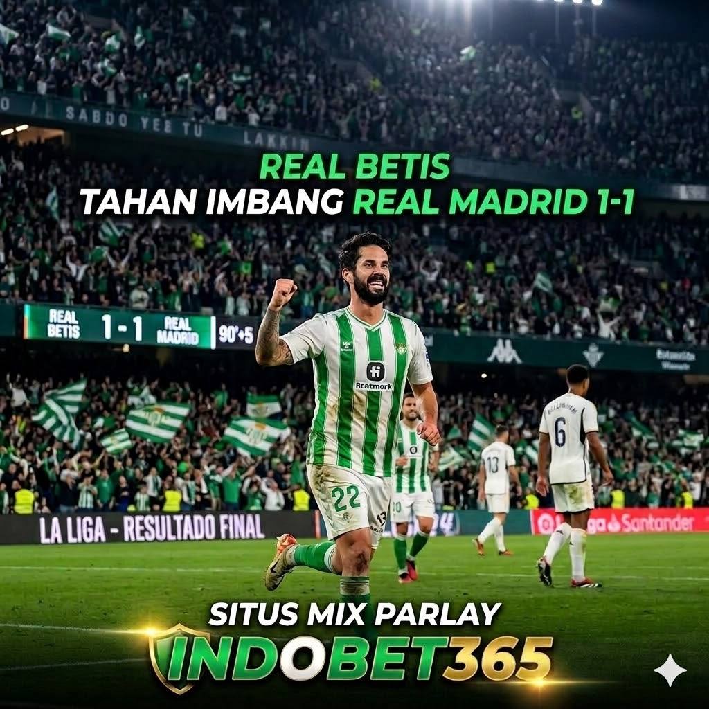 Real Betis Tahan Imbang Real Madrid 1-1