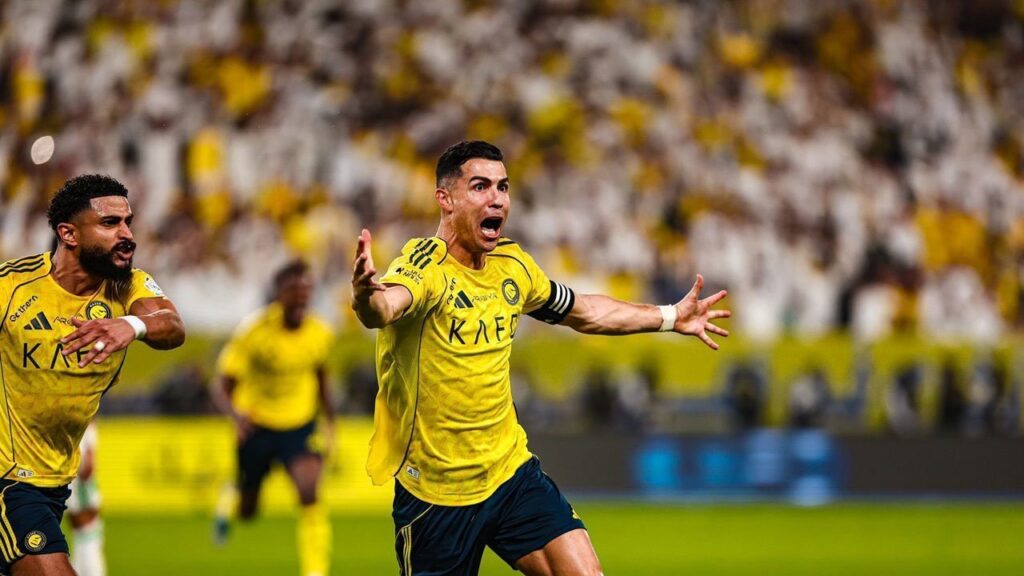 Al Nassr vs Al Ahli Ronaldo cetak gol kemenangan