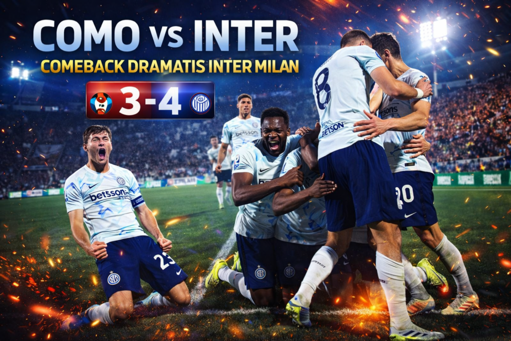 Como vs Inter comeback dramatis Inter Milan