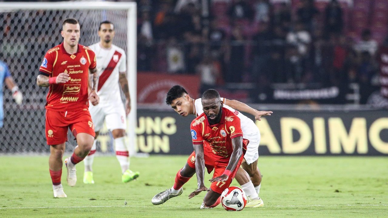 Gol Allano Lima pada laga Persija vs Persis