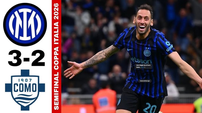 Drama Lima Gol! Inter Milan Taklukkan Como 3-2