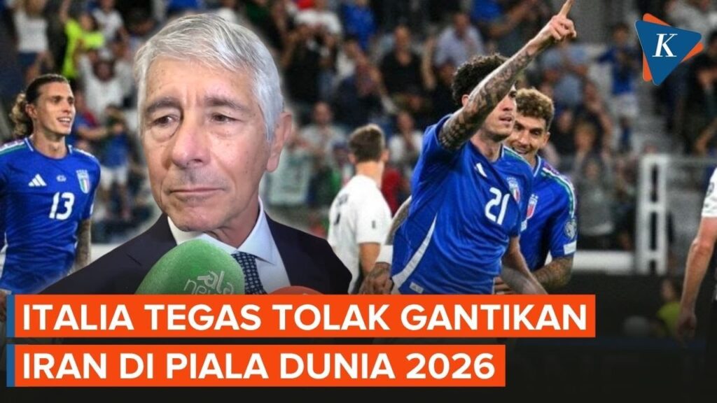 Menteri Olahraga Italia Andrea Abodi memberikan pernyataan resmi mengenai isu penggantian posisi Iran di Piala Dunia 2026.