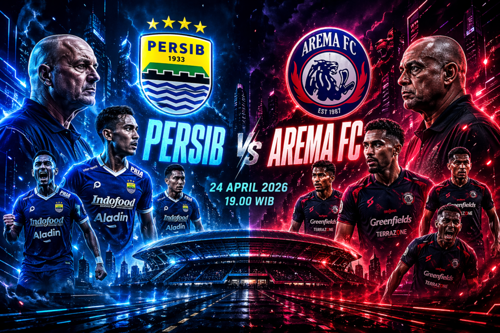 Persib vs Arema prediksi skor BRI Super League 24 April 2026