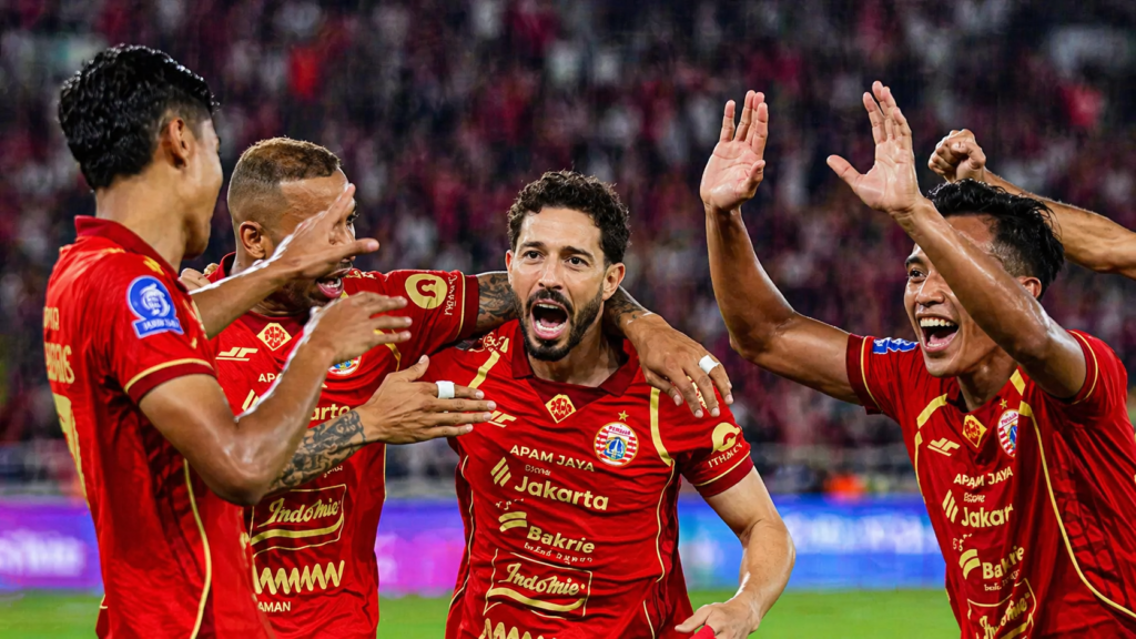 Persija vs Persis saat Persija menang telak 4-0 di Stadion GBK