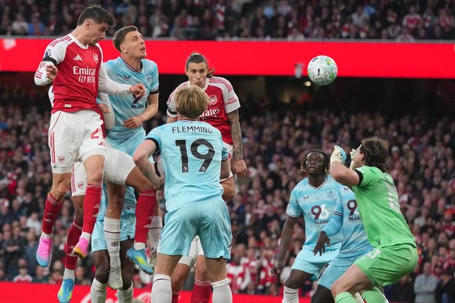 Suasana Emirates Stadium saat Arsenal vs Burnley berlangsung