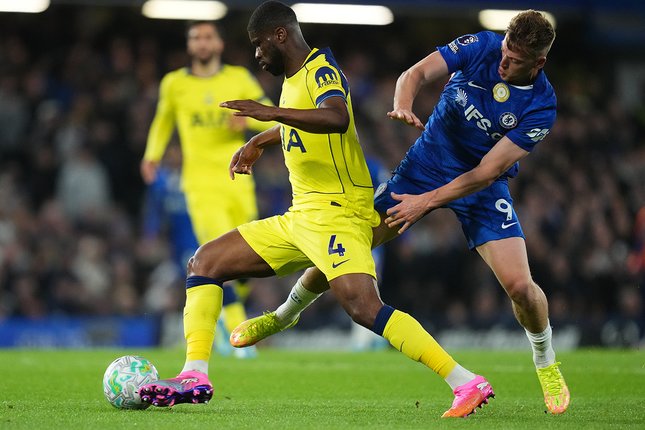 Chelsea vs Tottenham saat Richarlison mencetak gol untuk Spurs