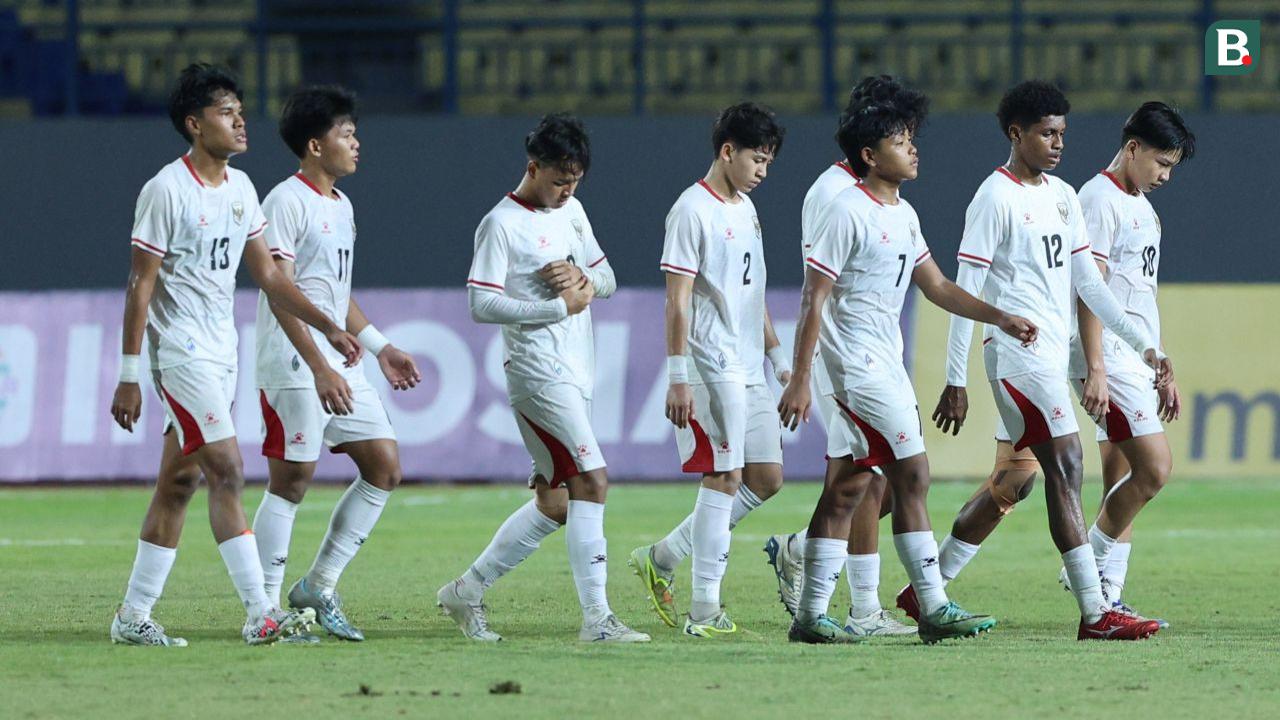 Klasemen akhir Grup B Indonesia U-17