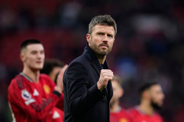 Michael Carrick, Manchester United, MU, Premier League, Liga Inggris, Pelatih Manchester United, Setan Merah, Liga Champions, Ruben Amorim, Berita MU
