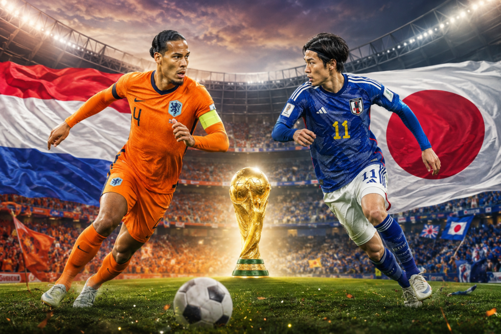 Belanda vs Jepang