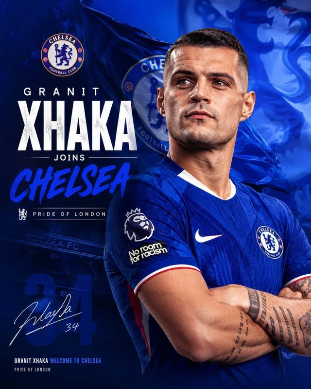 Granit Xhaka dikabarkan siap bergabung dengan Chelsea pada musim 2026.