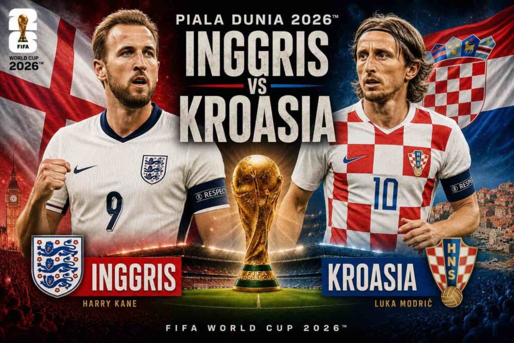 Drama Enam Gol! Inggris Awali Piala Dunia 2026