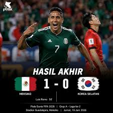 Meksiko Kuasai Grup A Setelah Menang 1-0