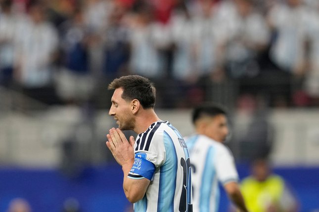 Lionel Messi mencetak gol pemecah rekor di Piala Dunia 2026