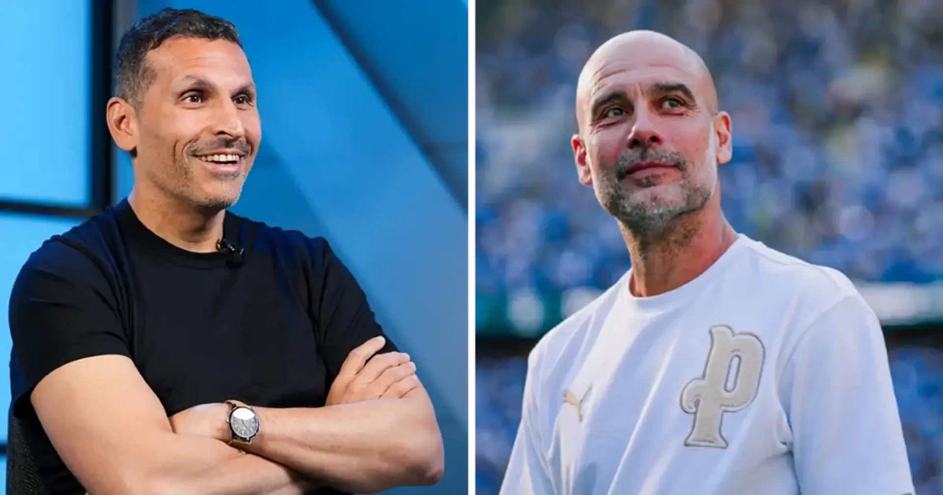 Pep Guardiola bersama Khaldoon Al Mubarak membahas masa depan Manchester City