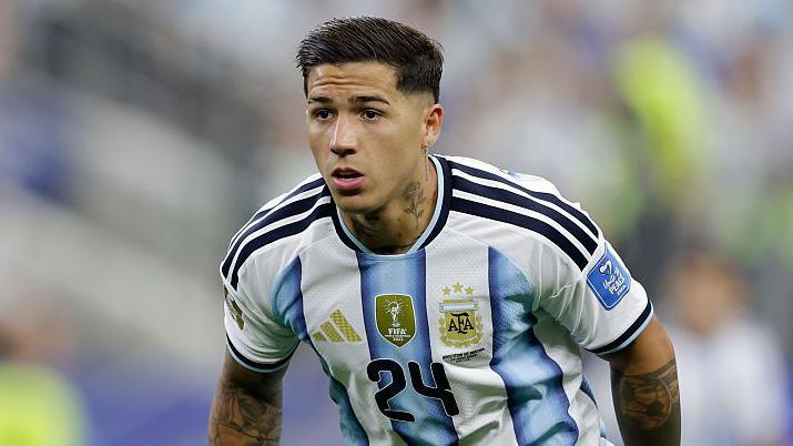 Enzo Fernandez, pemain Argentina di Piala Dunia 2026.